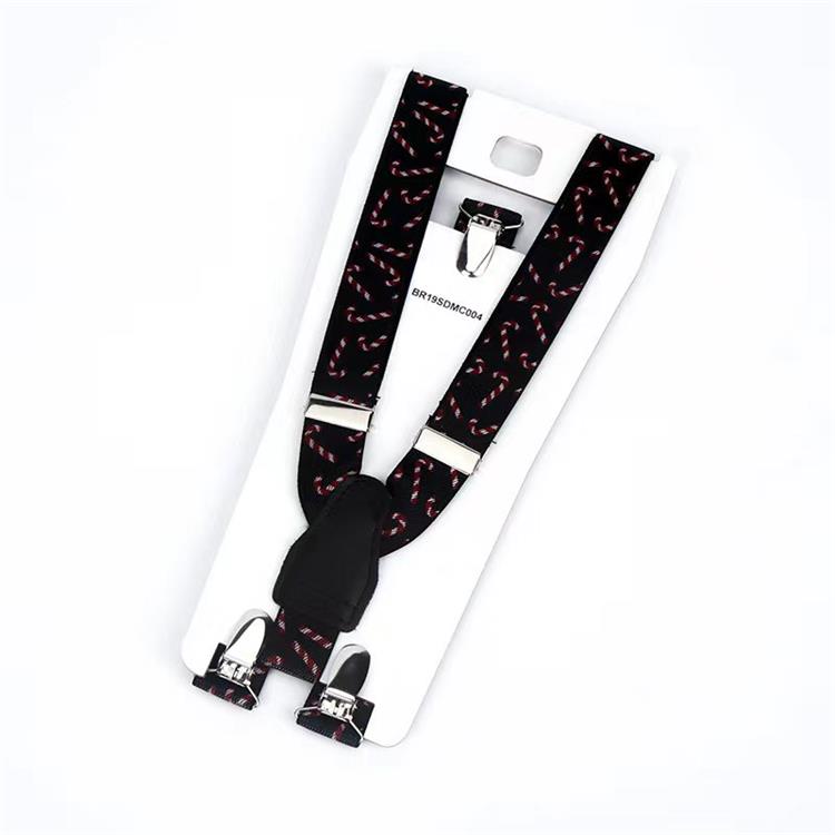 thumbnail image 2 of Black Suspenders Men 2 Pcs Adjustable Straps Y-Back Heavy Duty 2 of 11
