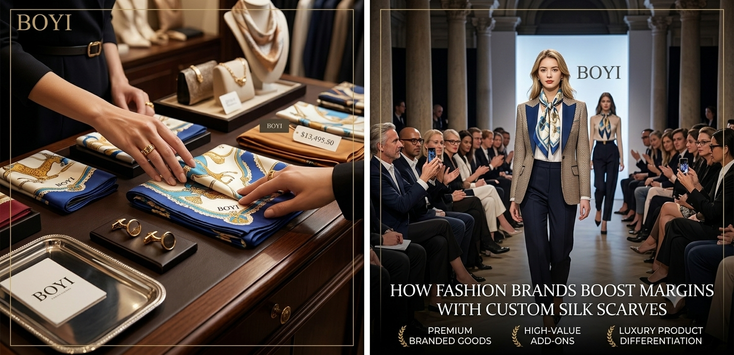 正文.How Fashion Brands Boost Margins with Custom Silk Scarves